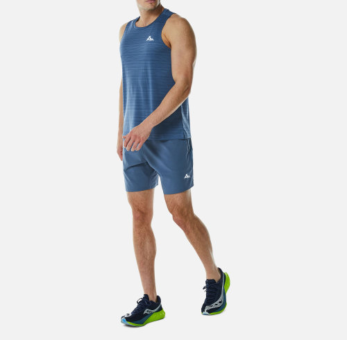 Custom fabric men's fitness sports vest | moisture wicking sportswear factory