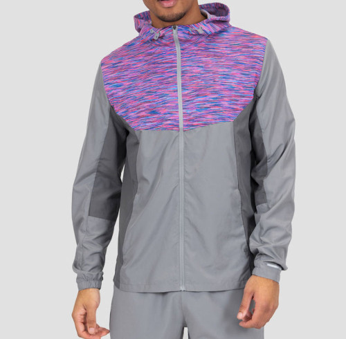 Customised 3 Colours Polyester Jacket Training Clothing | Men's Outdoor Sports Windbreaker Men's Jacket