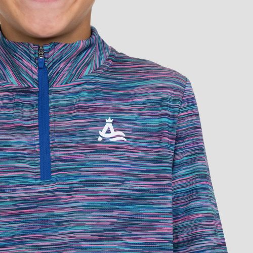 Custom Boy 1/4 Zip Sweatshirt Pullover Lightweight Breathable Fitness Top Sportswear Manufacturer