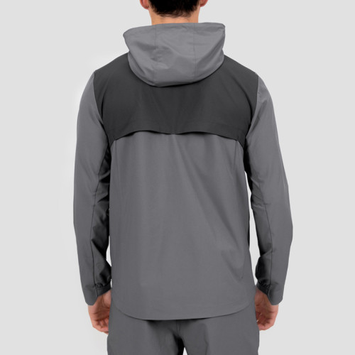 Custom Men's Lightweight Reflective Zip-up Jacket | Waterproof And Windproof With Hood  Sportswear