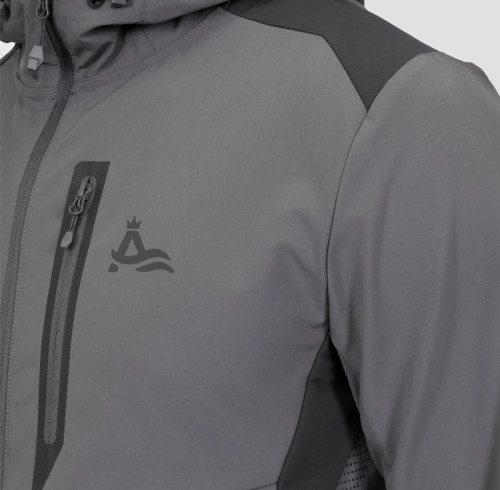 Custom Men's Lightweight Reflective Zip-up Jacket | Waterproof And Windproof With Hood  Sportswear