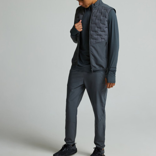 Custom Men's Down Vest High-quality ultra-warm thickened down vest Men's winter zip-up vest