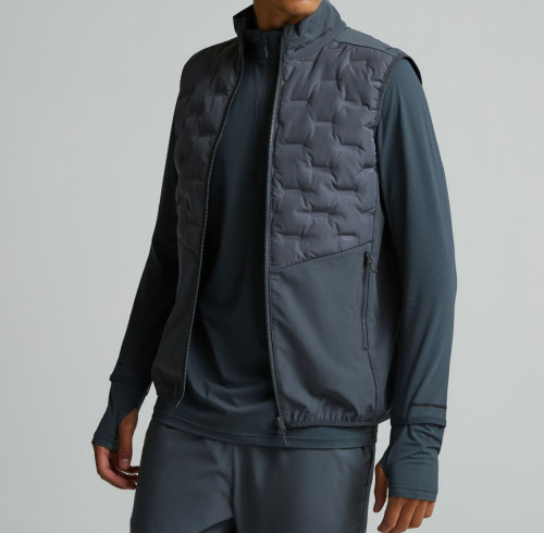 Custom Men's Down Vest High-quality ultra-warm thickened down vest Men's winter zip-up vest