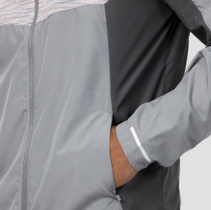 Custom Men's Outdoor Sports Windbreaker Jacket | Men 3 Tone Nylon Elastane Jacket