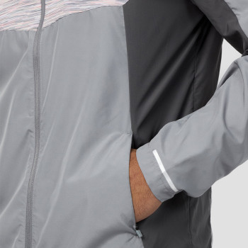 Custom Men's Outdoor Sports Windbreaker Jacket | Men 3 Tone Nylon Elastane Jacket