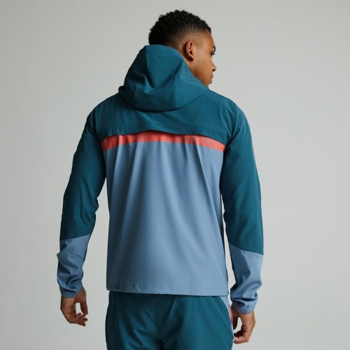 Customised outdoor sports jacket | hood men's windproof polyester jacket