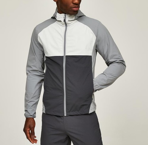 Custom Reflective Logo Jacket | Polyester Woven Men's Waterproof Windproof Jacket