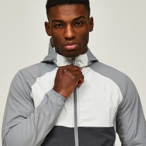 Custom Reflective Logo Jacket | Polyester Woven Men's Waterproof Windproof Jacket