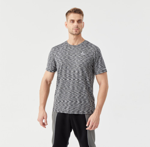 Custom Logo Quick Dry T-Shirt | Breathable Stretch Men's Running Fitness T-Shirt