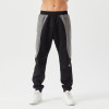 Custom Reflective Logo Two Colour Knit Fabric Men's Casual | Jogging Fitness Training Pants