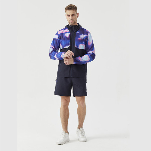 Customised digitally printed men's sportswear | Polyester Nylon Jackets Manufacturer