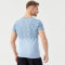 Custom Men's Seamless Fitness T-Shirt Polyester Spandex Lightweight Fabric Sportswear Manufacturer