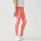 Custom Girls Legging Colorful Sublimation Print Reflective logo