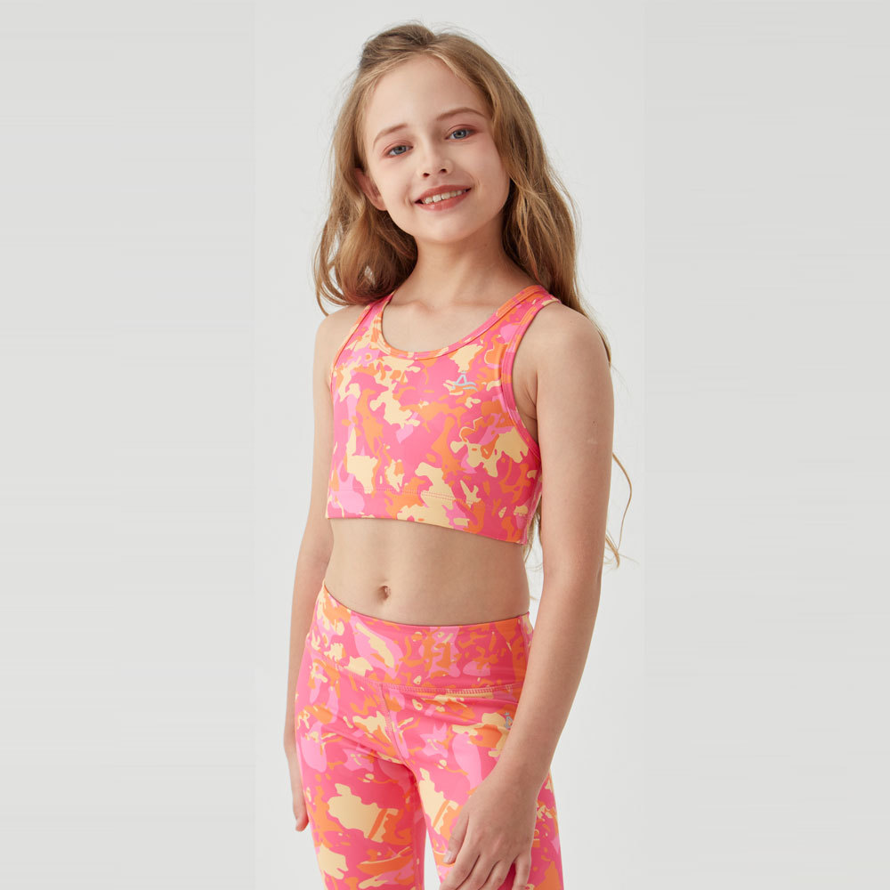 Girls' Digital Print Cropped Vest