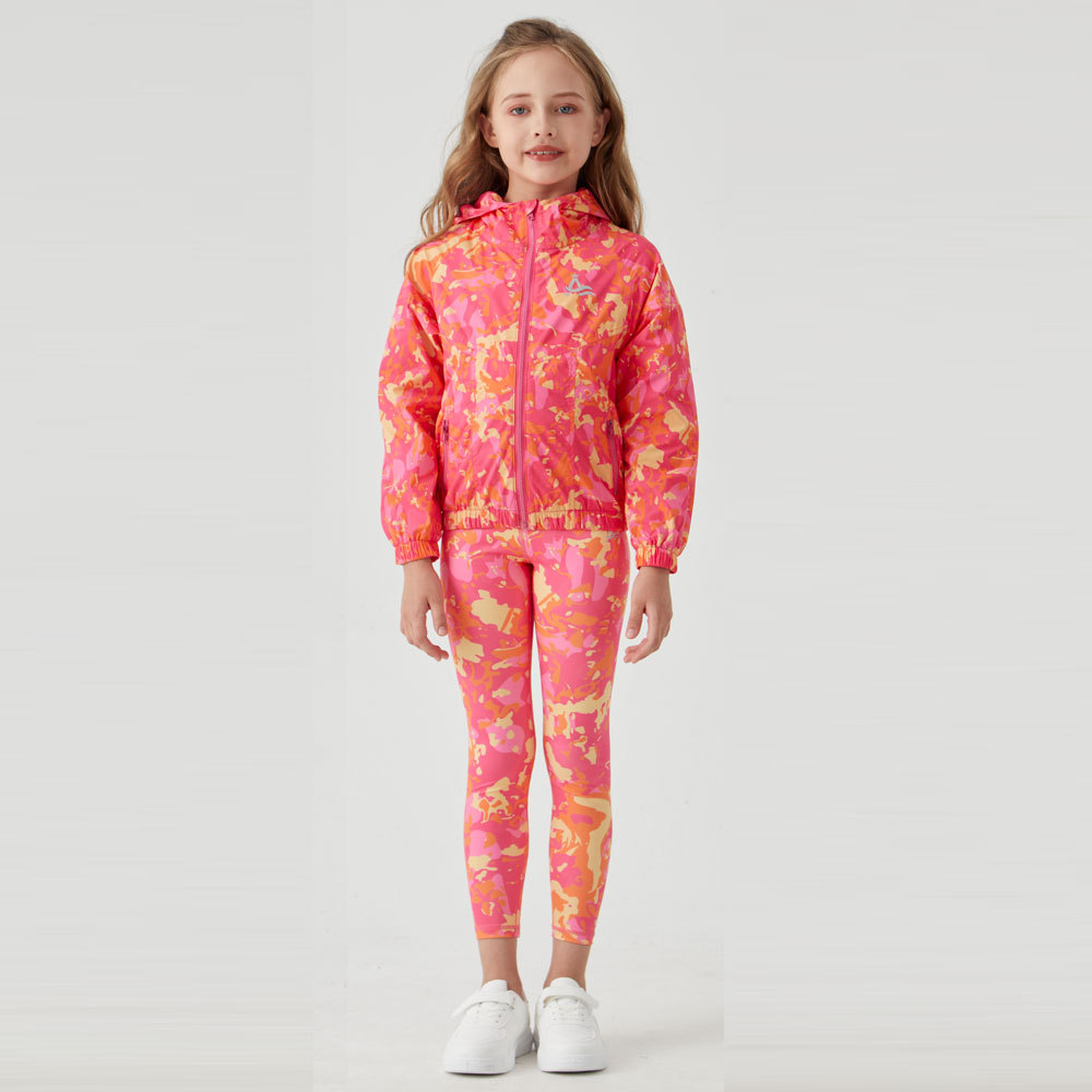 Digital Print Soft Shell Hooded Sports Jacket