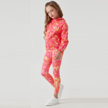 Custom  Girls' Waterproof Outdoor Windbreaker | Digital Print Soft Shell Hooded Sports Jacket