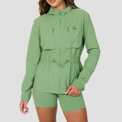 Custom-Made Women's Plain Windproof Jacket | Athletic Sportswear for Women