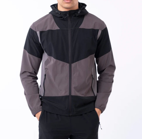 Custom Logo Men's Training Wear | Waterproof  Sports Fitness Jacket for Running and Hiking