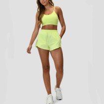 Custom Logo Women Lightweight Sports Shorts | Sports Fitness Yoga Shorts Factory