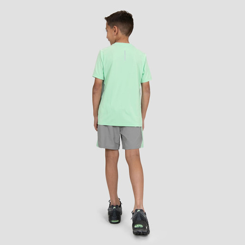 Custom Outdoor Boys' T-Shirt | Shorts Set Four-Way Stretch Set Chinese Clothing Manufacturer