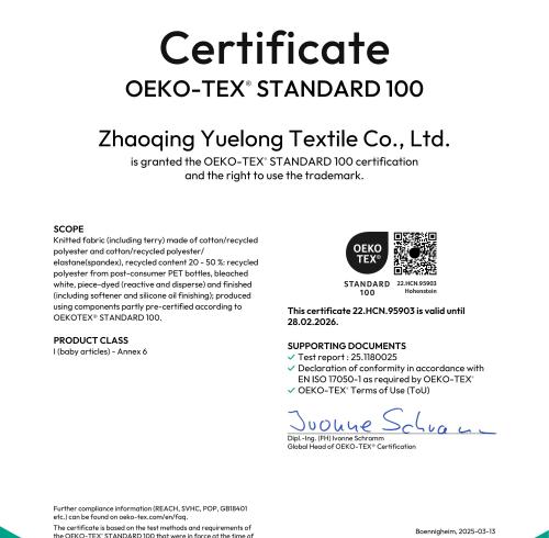 OEKO-TEX® STANDARD 100