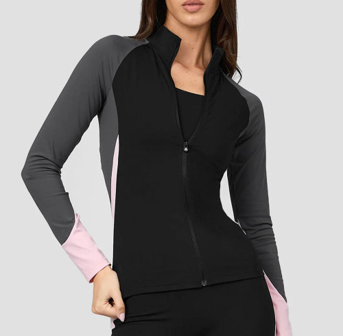 Running Fitness Jacket Manufacturer | Full Zip Workout Track Jacket Factory