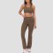 High Waist Women Yoga Flared Leggings Manufacturer | Women Gym Fitness Yoga Pants