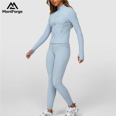 High Quality 2 Piece Yoga Set form Women | Gym Wear Jacket and Leggings Set