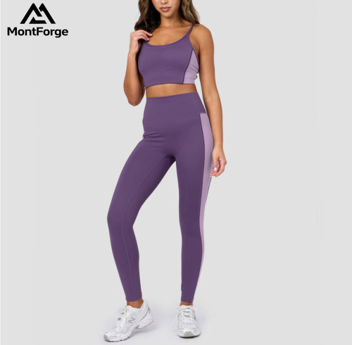 Women Fitness Yoga Set Manufacturer | Color Block Yoga Sportswear Suppliers