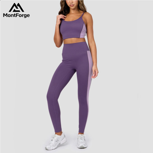 Women Fitness Yoga Set Manufacturer | Color Block Yoga Sportswear Suppliers