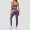 Women Fitness Yoga Set Manufacturer | Color Block Yoga Sportswear Suppliers