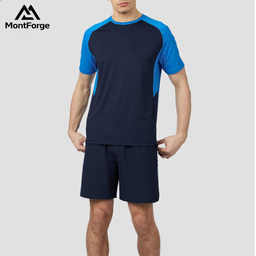 Custom Men Activewear Twinsets Supplier | T Shirt Set for Gym Manufacturer