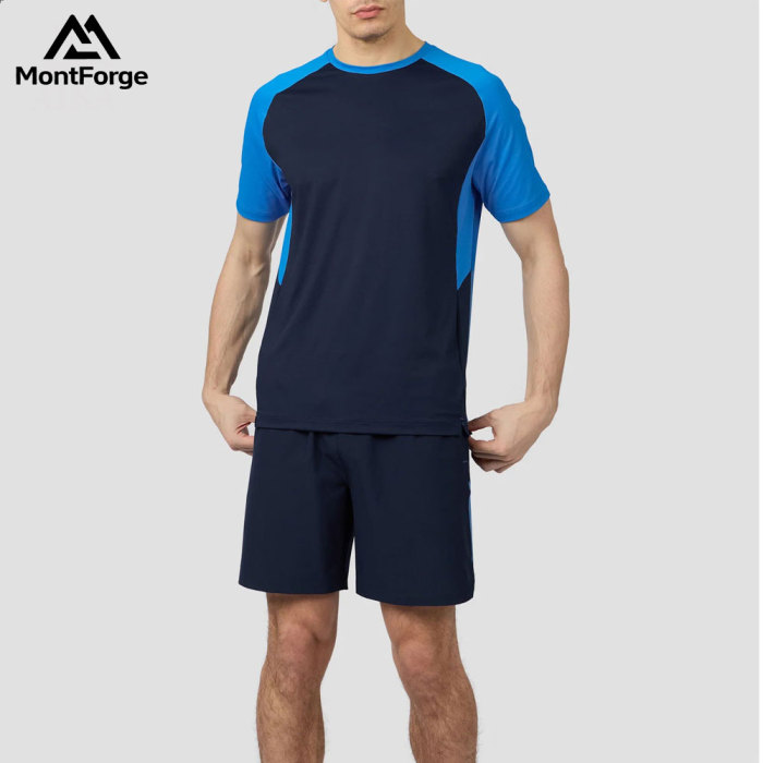 Custom Men Activewear Twinsets Supplier | T Shirt Set for Gym Manufacturer
