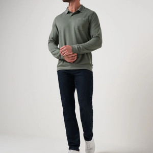 Business Casual Long Sleeve Polo for Men | Factory Direct Customization & Wholesale