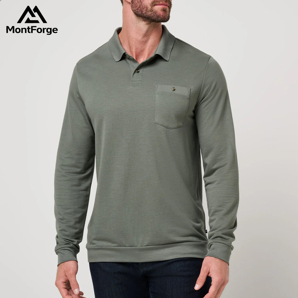 OEM Men's Long Sleeve Polo Shirts