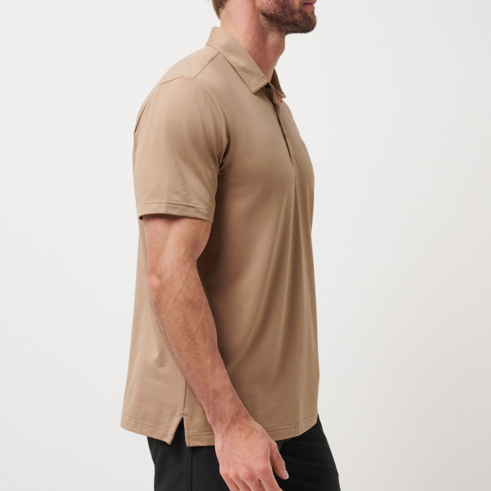 Solid Color Minimalist Short Sleeve Polo
