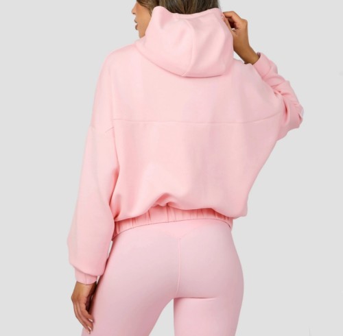 Custom Logo Women Hoodie Manufacturer | Zip Up Polyester Hoodie Supplier