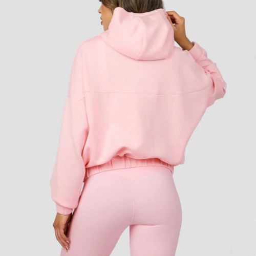 Custom Logo Women Hoodie Manufacturer | Zip Up Polyester Hoodie Supplier