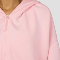 Custom Logo Women Hoodie Manufacturer | Zip Up Polyester Hoodie Supplier