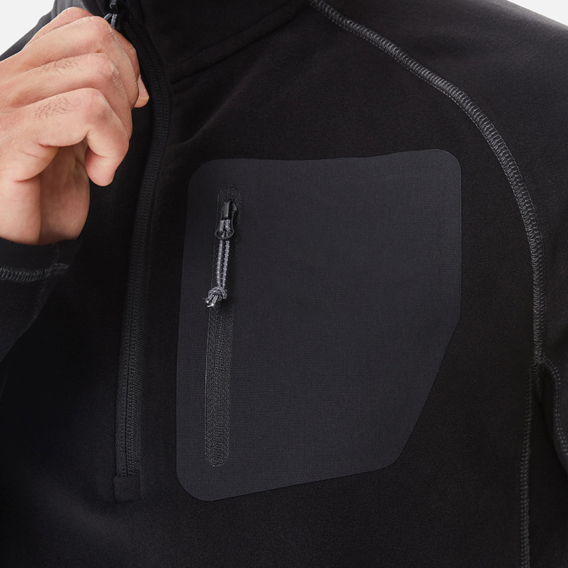 private label quarter zip sweatshirt