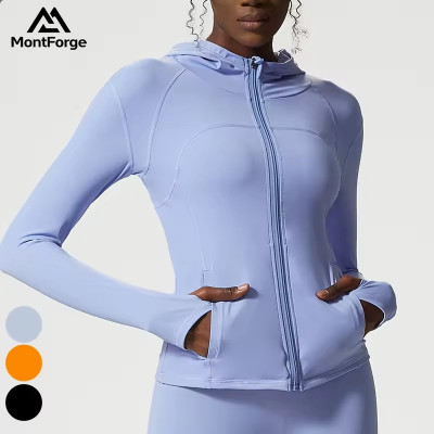Custom Nylon Running Jacket Manufacturer | Spandex Women's Gym Clothing supplier
