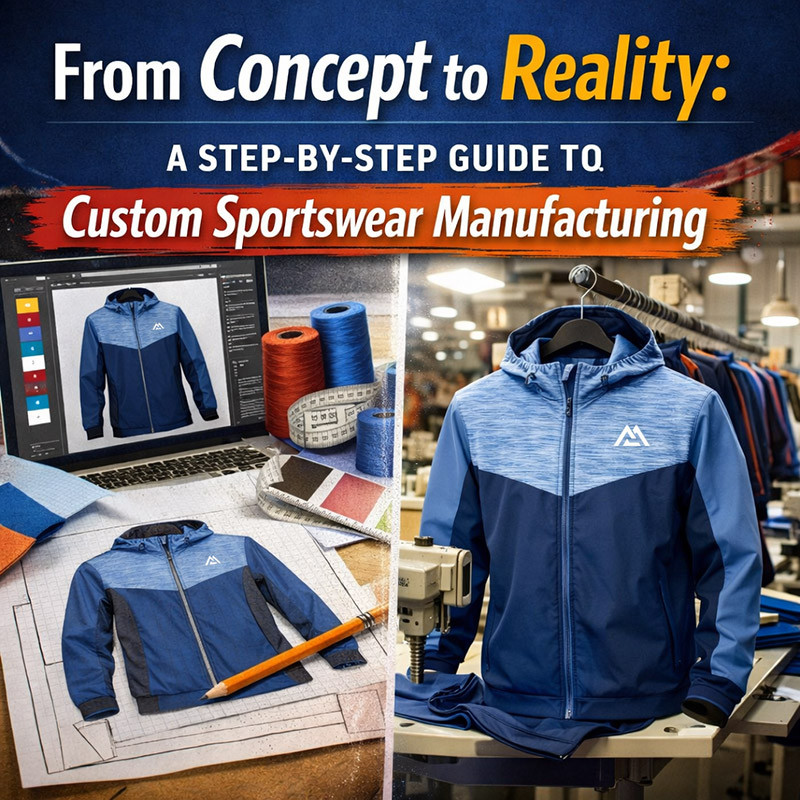From Concept to Reality: A Step-by-Step Guide to Custom Sportswear Manufacturing