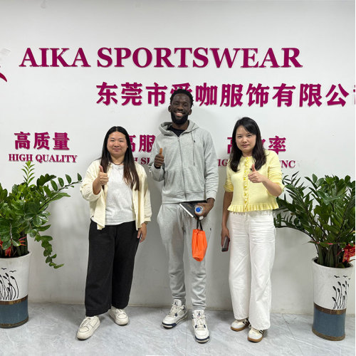 UK Client Visits Our Factory for Custom Sportswear Development