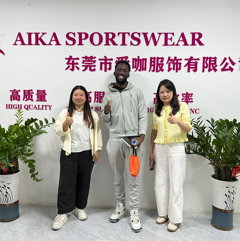 UK Client Visits Our Factory for Custom Sportswear Development