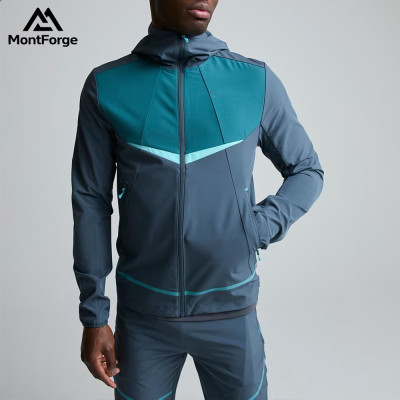 Men's Lightweight Polyester Jacket Factory | Elasticated Cuffs Zip Side Pockets Jacket For Men