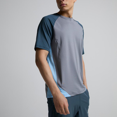 Short Sleeve Performance Tee Wholesale | Polyester Spandex Color Mixed Custom T-Shirts For Men