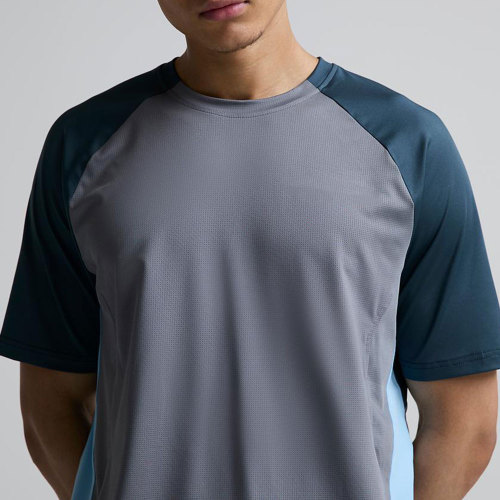 Short Sleeve Performance Tee Wholesale | Polyester Spandex Color Mixed Custom T-Shirts For Men