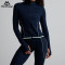Womens Full Zip Long Sleeve Jacket supplier Manufacturer | Stand Collar Long Sleeve Jacket