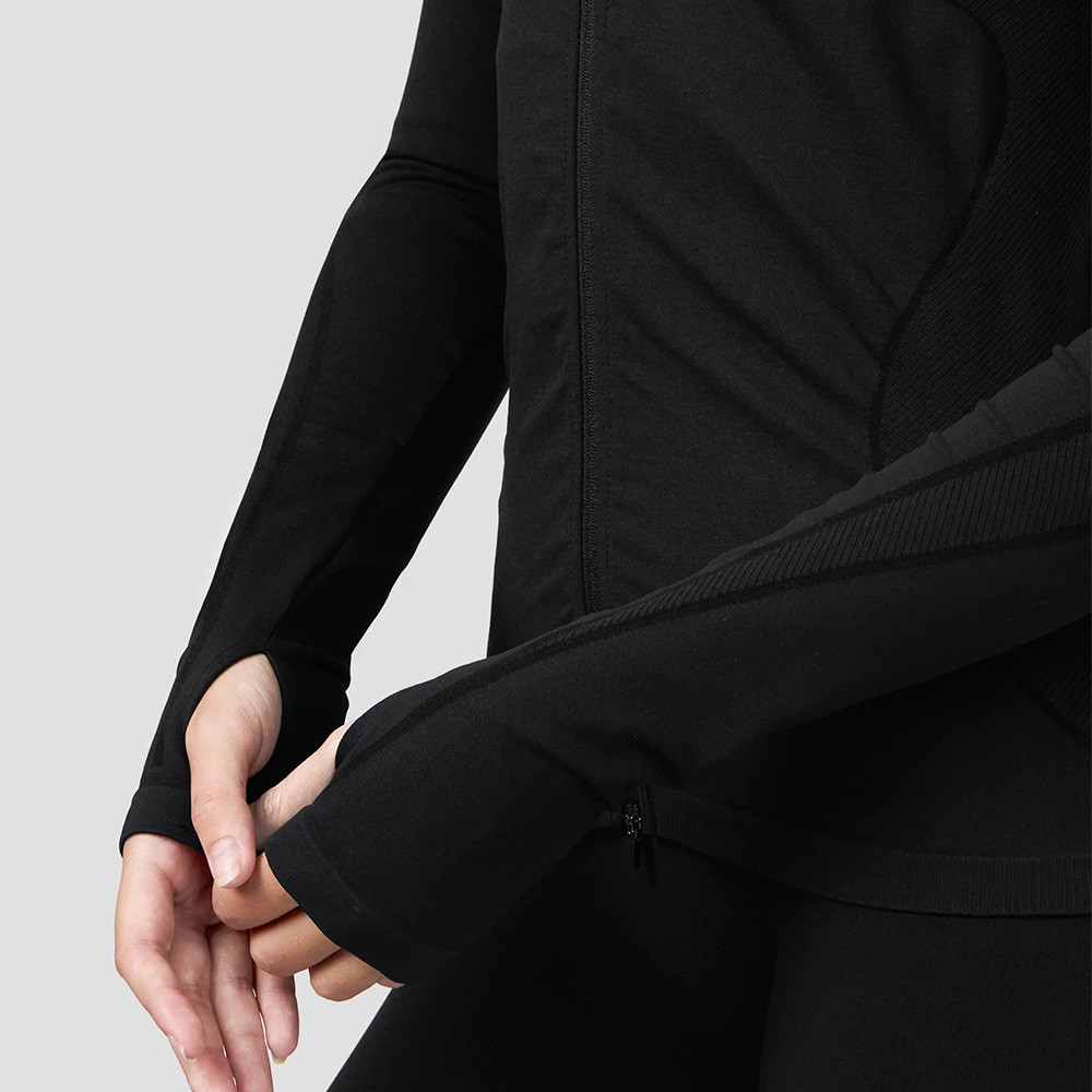 Ladies Full Zip Elastic Jacket