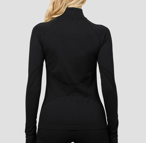 Womens Full Zip Track Jacket Manufacturer | 75% Polyamide 25% Elastane Customized Jacket Supplier